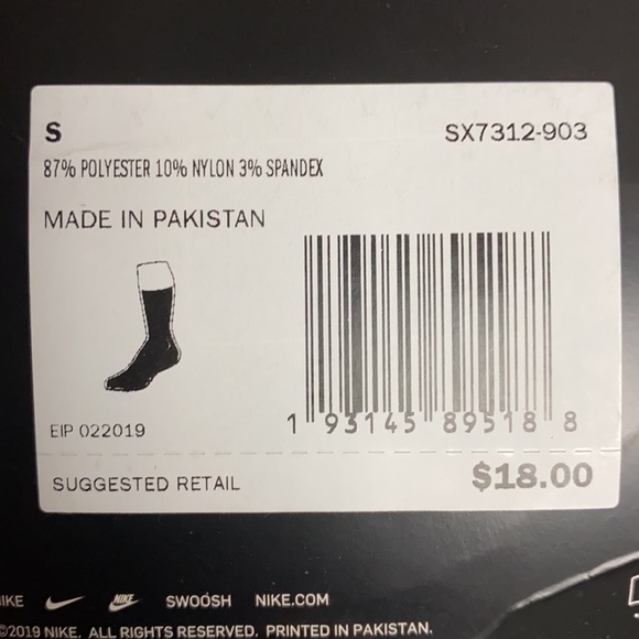 Youth Nike socks 3y-5y - Picture 4 of 4